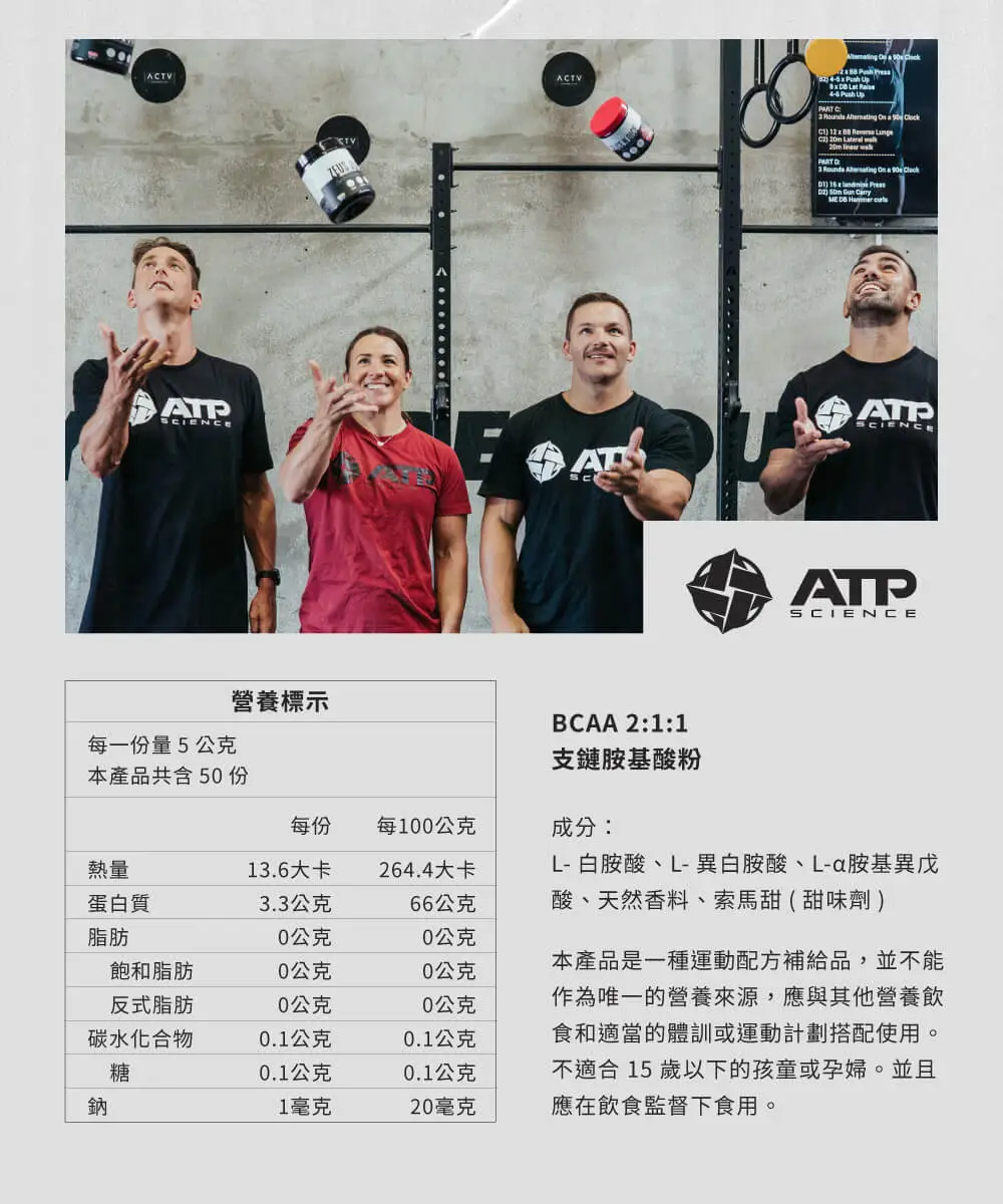 BCAA 2:1:1 支鏈胺基酸粉